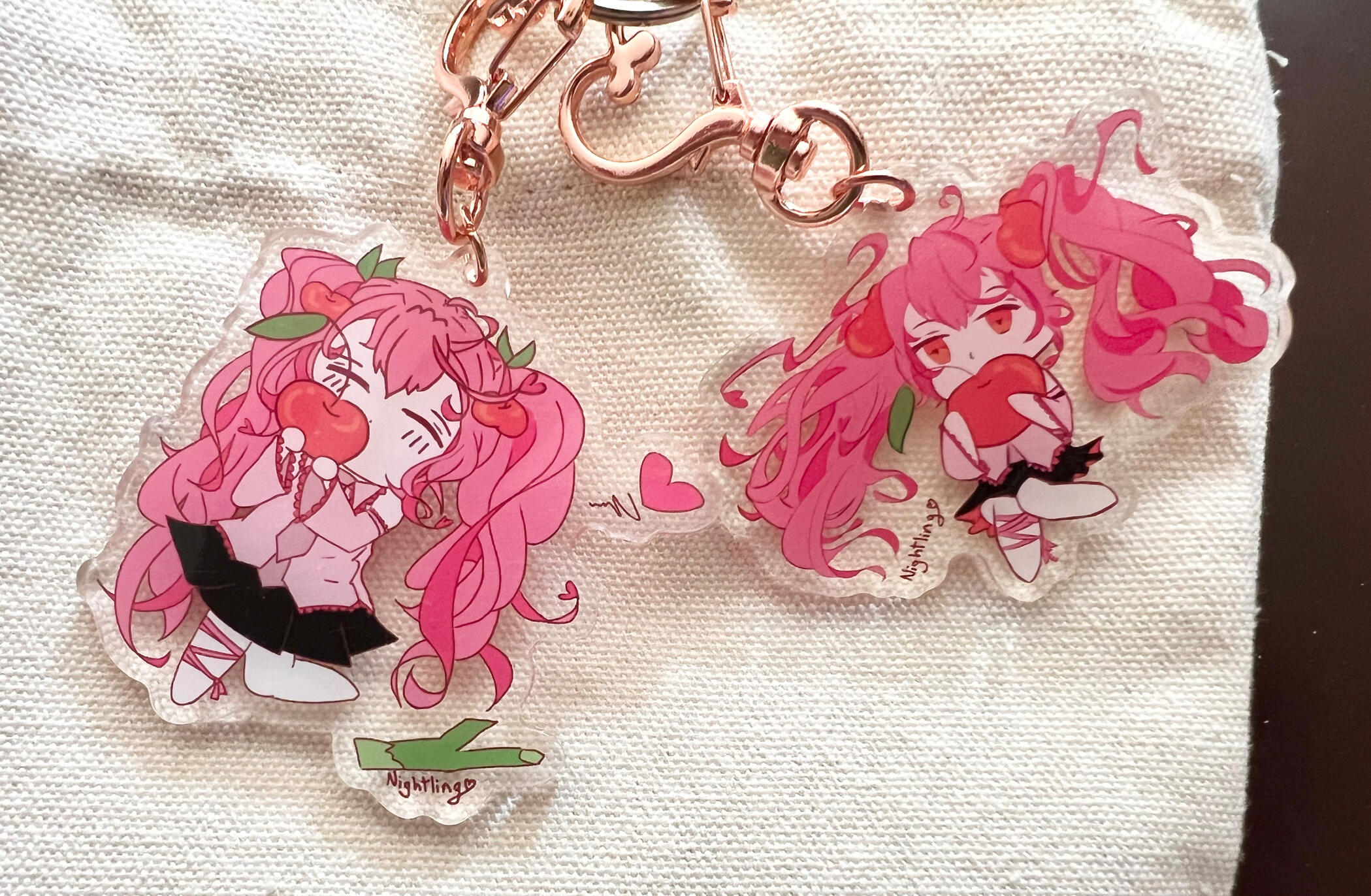 Cherry keychains